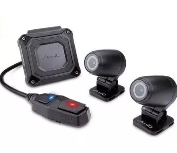 Duální kamera na motorku mio mivue m760d fullhd