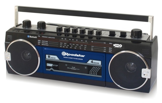 Rádio roadstar rcr-3025ebt modrý
