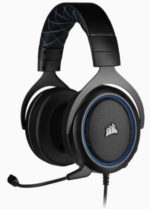 Sluchátka přes hlavu herní sluchátka corsair hs50 pro stereo blue