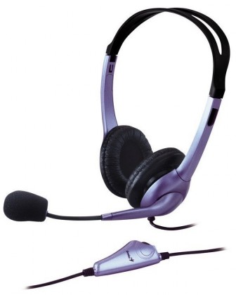 Sluchátka přes hlavu sluchátka s mikrofonem genius hs-04s (31710025100)