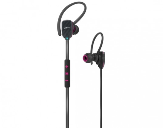Špuntová sluchátka jam audio transit micro sports buds pink hx-ep510pk