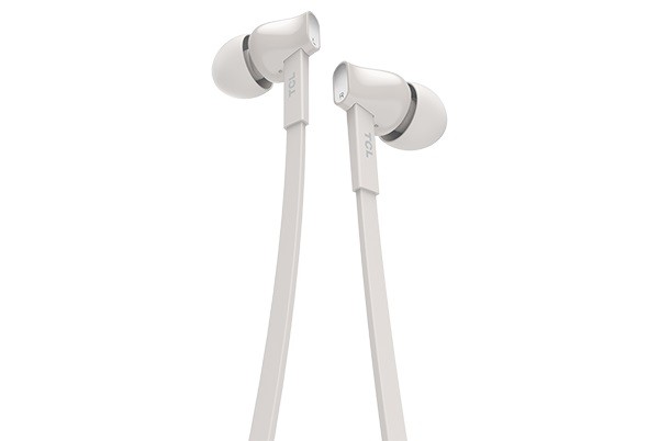 Špuntová sluchátka sluchátka do uší tcl mtro100wt