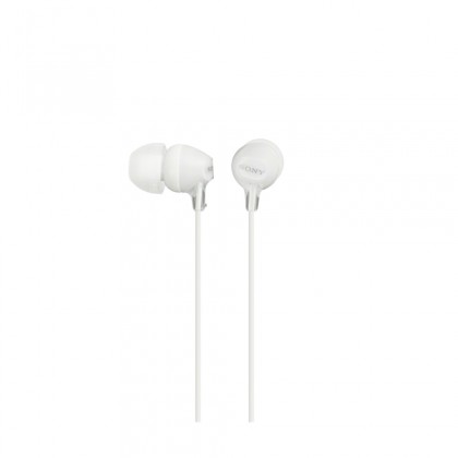 Špuntová sluchátka sony sluchátka mdr-ex15ap bílá