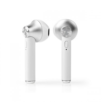 Špuntová sluchátka true wireless sluchátka nedis hpbt3052wt