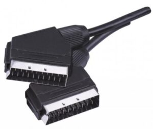 Video kabely + konektory emos sb2001 av kabel scartscart 1m