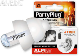 Alpine Party Plug Chrániče sluchu Bílá