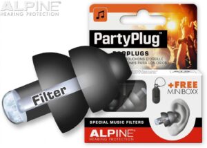 Alpine Party Plug Chrániče sluchu Černá
