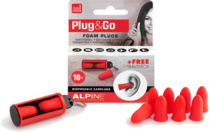Alpine Plug&Go Chrániče sluchu Červená