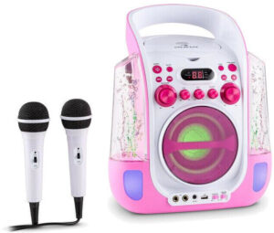 Auna Kara Liquida Karaoke systém Růžová