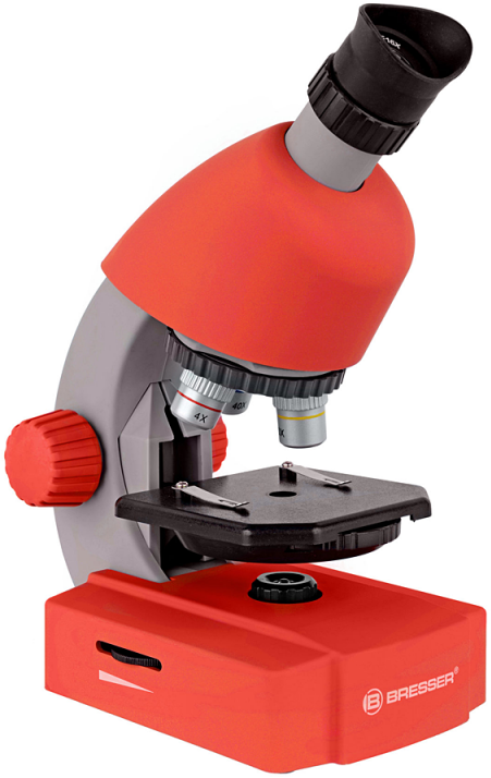 Bresser Junior 40x-640x Červená Mikroskop