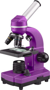 Bresser Junior Biolux SEL 40–1600x Purpurová Mikroskop