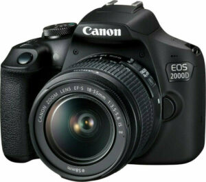 Canon EOS 2000D + 18-55 DC VUK Černá