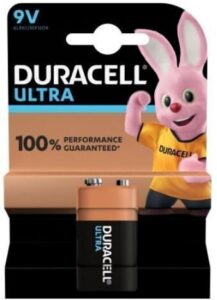 Duracell Ultra 9V baterie