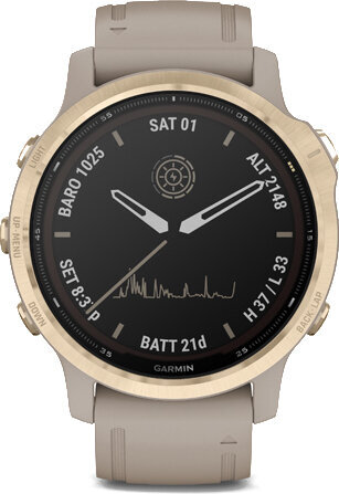Garmin Fenix 6S Pro Solar Light Gold