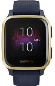 Garmin VENU SQ Music Navy/Light Gold