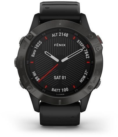 Garmin fenix 6 Sapphire/Carbon Gray DLC/Black