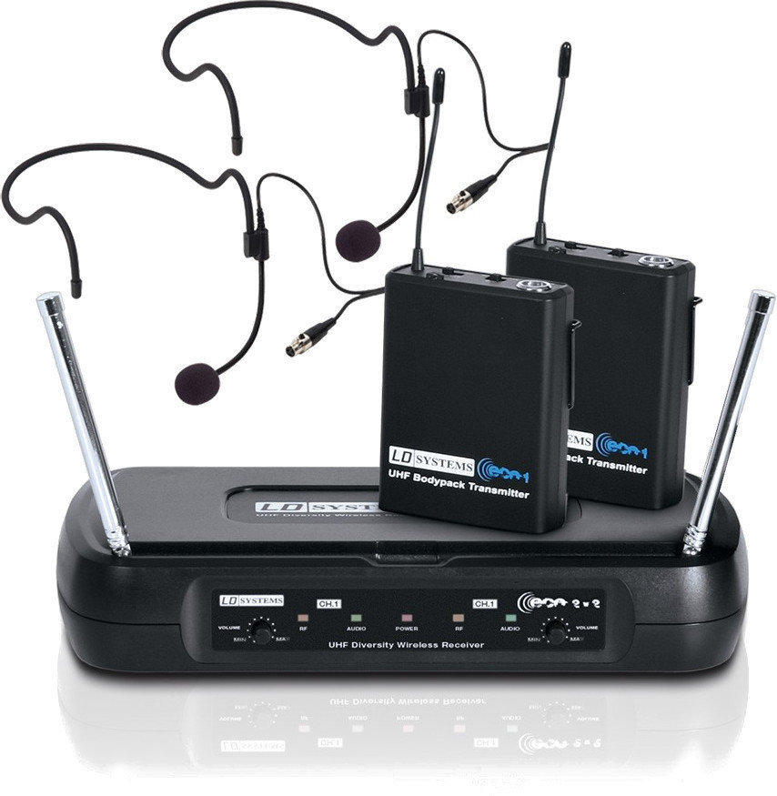 LD Systems Eco 2X2 BPH X22: 863.9 MHz & 864.9 MHz