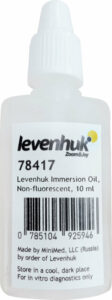 Levenhuk Immersion Oil Non-fluorescent 10 ml Imerzn&iacute; olej
