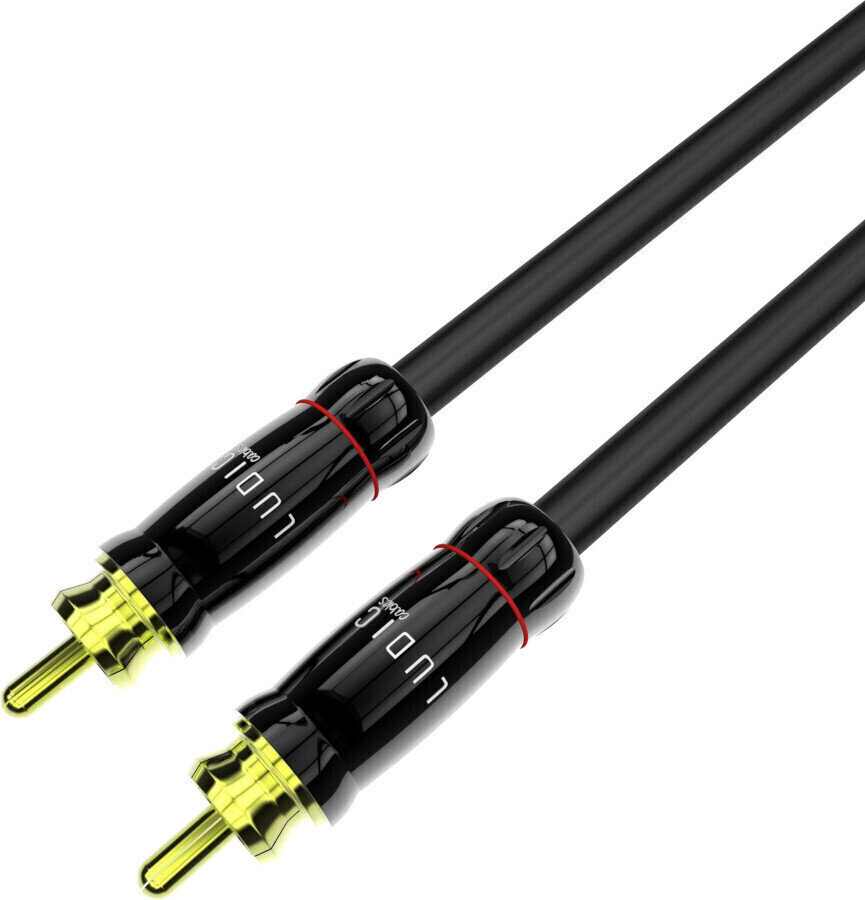 Ludic Hera Interlink RCA-RCA 2 m Černá