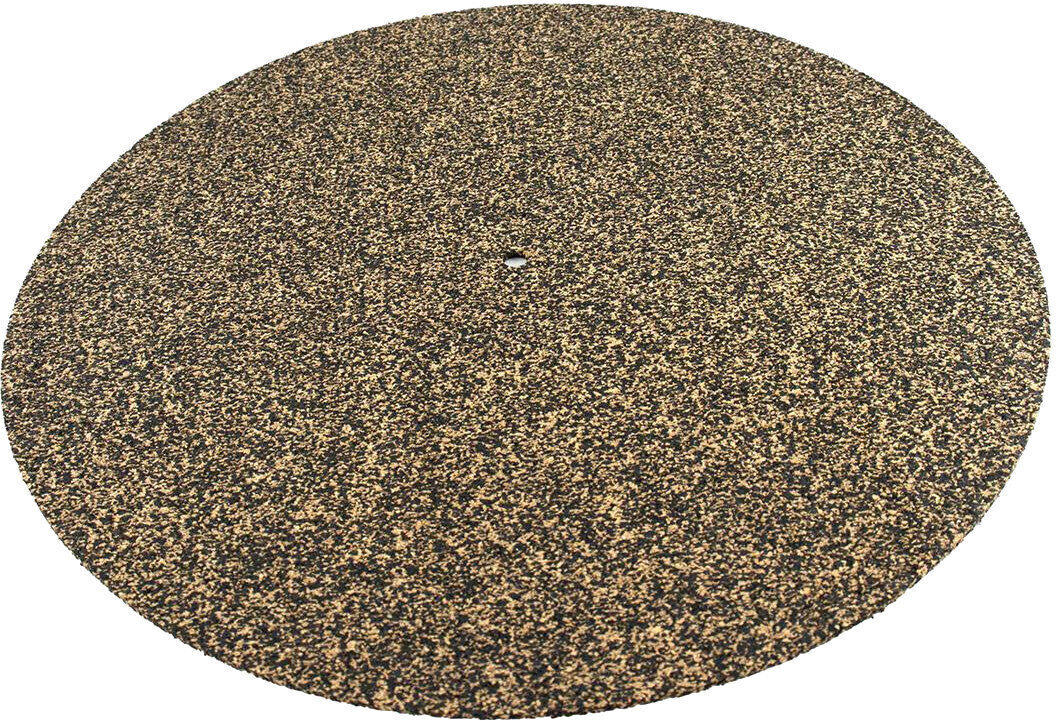 Ludic High Density Cork & Rubber LP Mat Černá-Hnědá