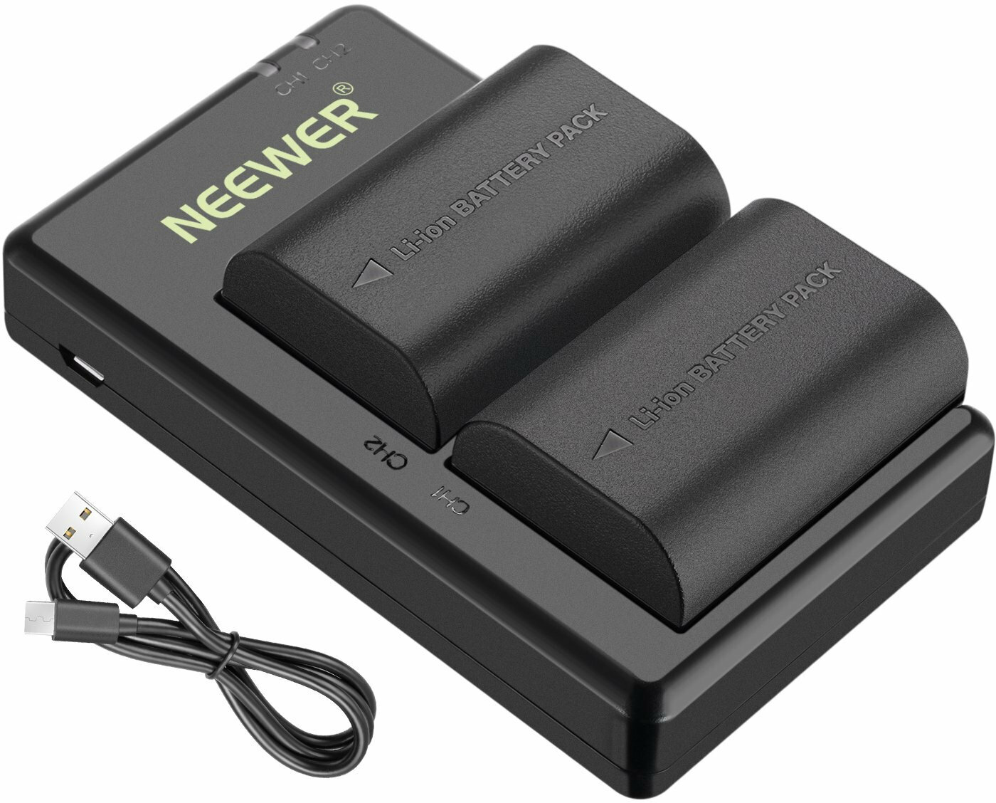 Neewer LP-E6/E6N fast charger for Canon 2000 mAh Baterie