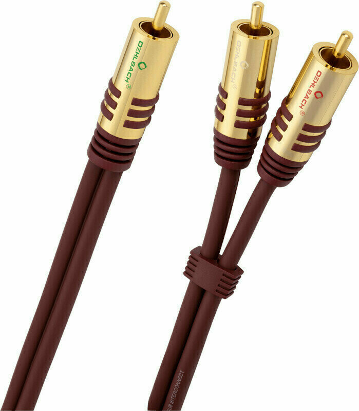 Oehlbach NF Y-Adapter Cinch-2Cinch 1 m Fialová