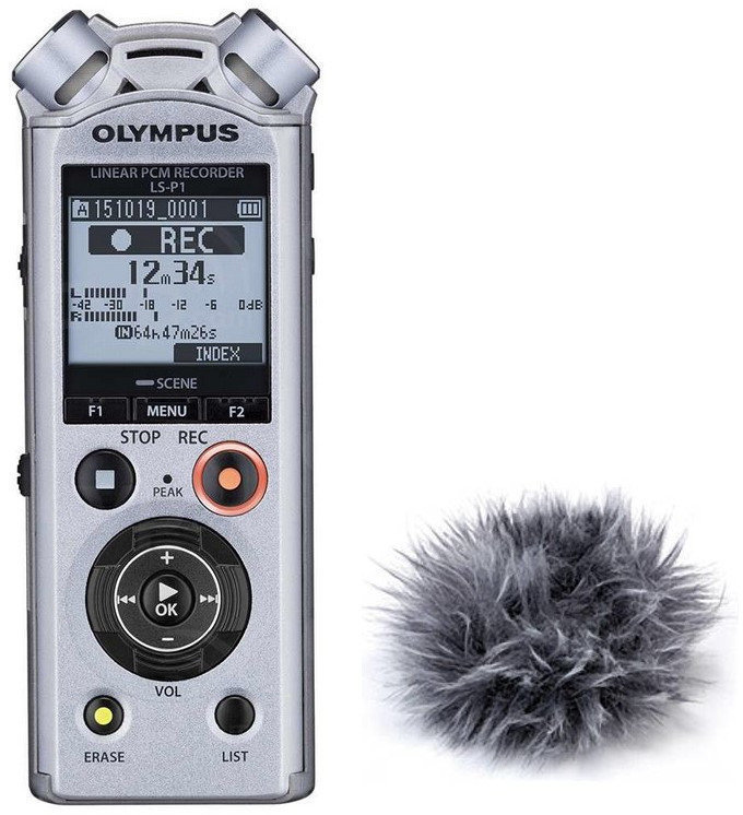 Olympus LS-P1 Linear PCM Recorder SET Stříbrná