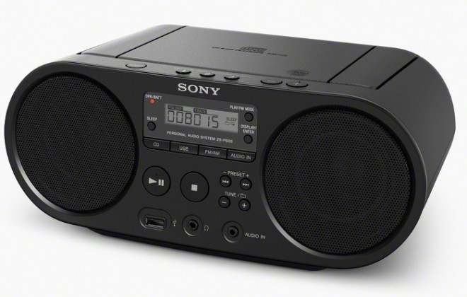 Rádio s CD radiomagnetofon sony zs-ps50b