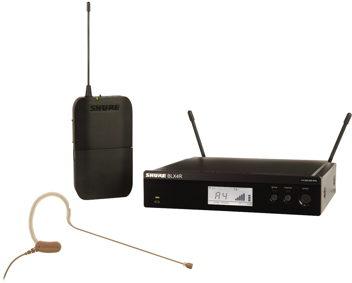 Shure BLX14RE/MX53 K3E: 606-630 MHz