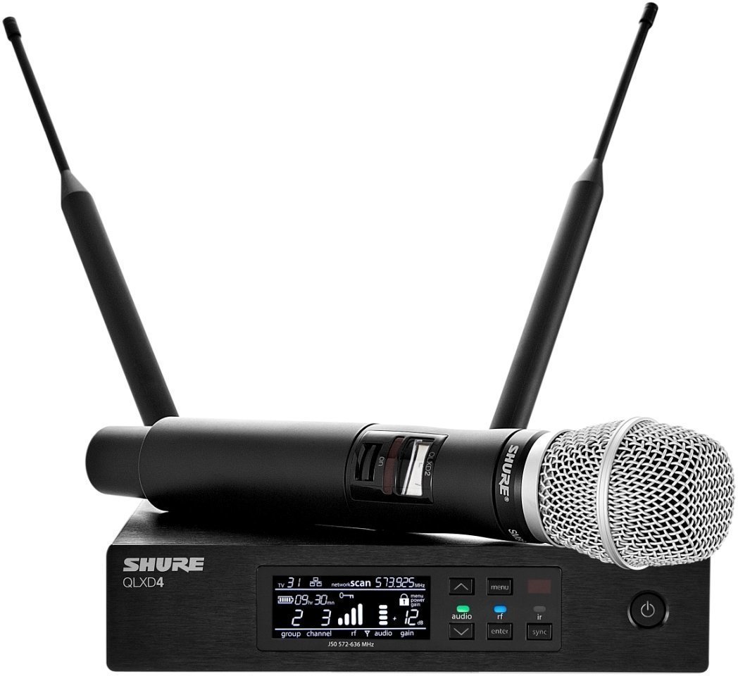 Shure QLXD24E/SM86 H51: 534-598 MHz