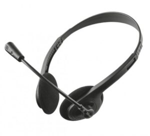 Sluchátka přes hlavu sluchátka trust ziva chat headset obal poškozen