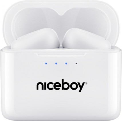 Špuntová sluchátka true wireless sluchátka niceboy hive podsie 21