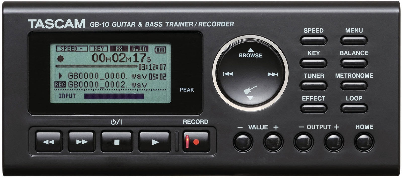 Tascam GB-10 Černá