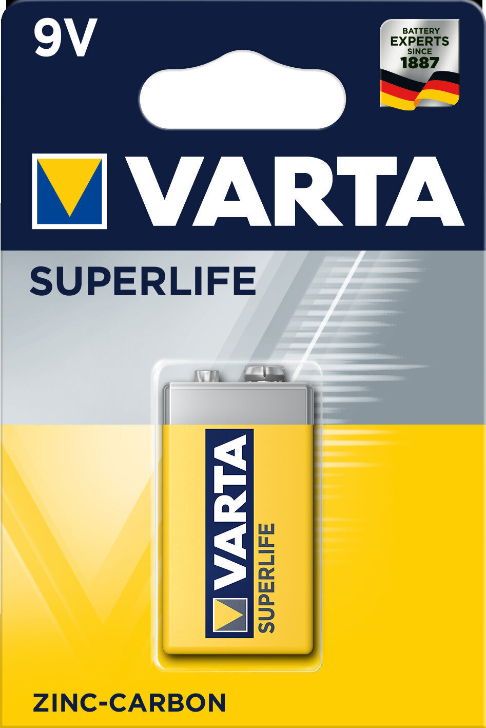 Varta 6F22 Superlife 9V baterie