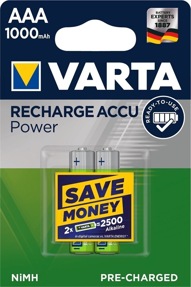 Varta HR03 Recharge Accu Power AAA baterie