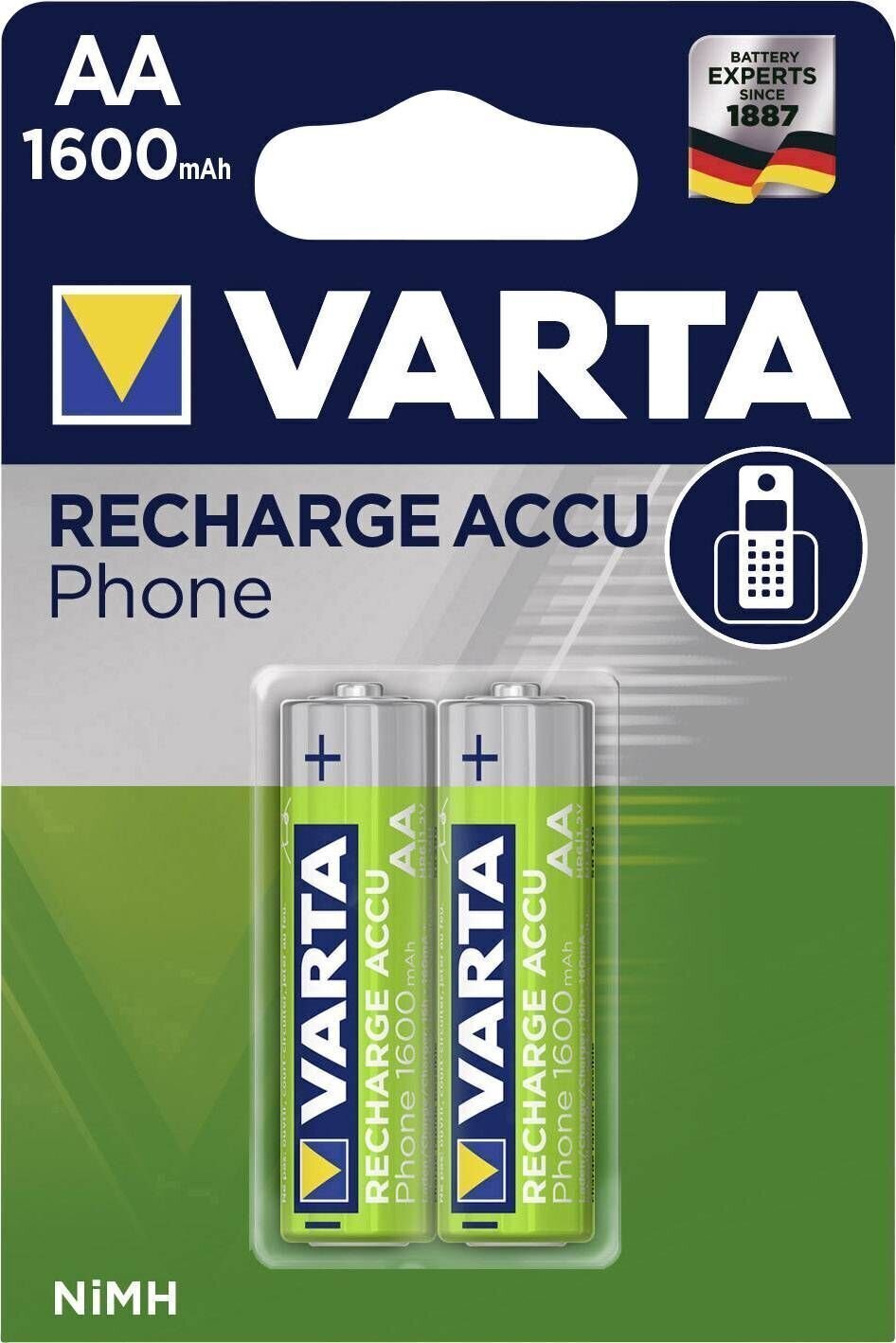 Varta HR06 NiMH 1600mAh AA baterie