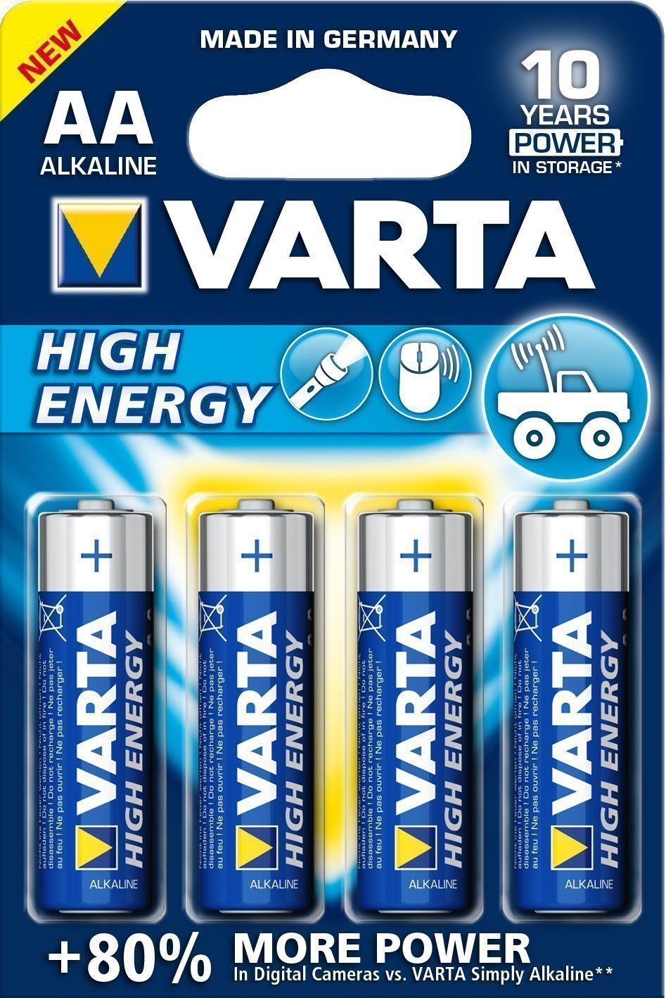 Varta LR06 Longlife AA baterie