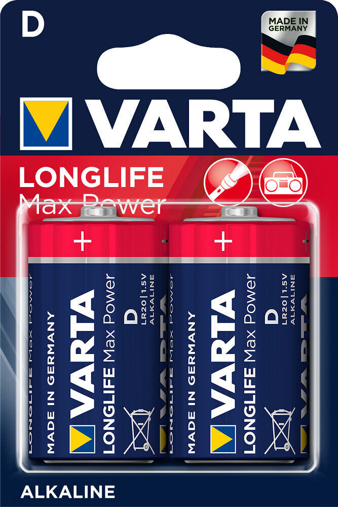 Varta LR20 Longlife Max Power D baterie