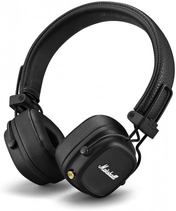 Sluchátka přes hlavu bezdrátová sluchátka marshall major iv bt black