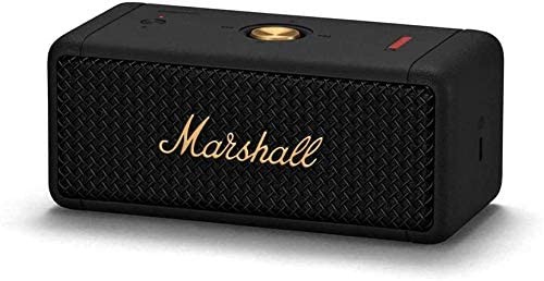 Bezdrátový reproduktor bluetooth reproduktor marshall emberton black & brass.