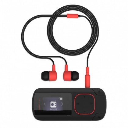 MP3 přehrávače mp3 přehrávač energy mp3 clip bluetooth coral