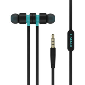 LAMAX Spire1 - černá sluchátka do uší s mikrofonem 1.2m