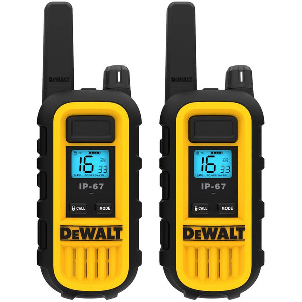 Vysílačky DeWALT DXPMR300 dosah až 10 000 m2